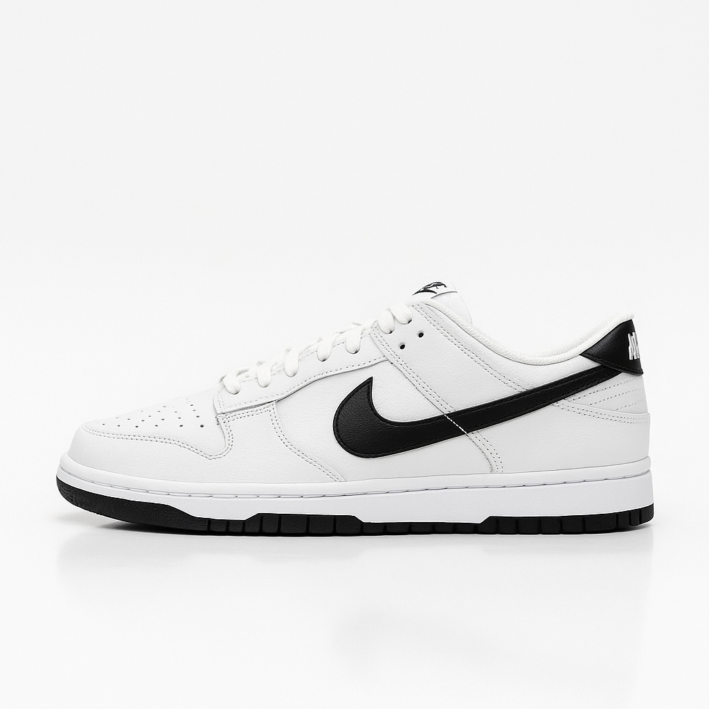 Tenis Dunk Blanco Negro